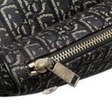 Oblique Canvas Saddle Crossbody Black - Lab Luxury Resale