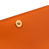 Large Leather Trunk Crossbody Orange - Lab Luxury Resale