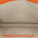 Large Leather Trunk Crossbody Orange - Lab Luxury Resale