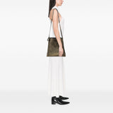 Leather Intrecciomirage Crossbody Gold - Lab Luxury Resale