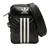 Adidas Small Lambskin Messenger Bag Black - Lab Luxury Resale