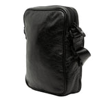 Adidas Small Lambskin Messenger Bag Black - Lab Luxury Resale