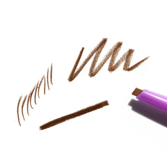 Kosas Brow Pop dual-action eyebrow pencil in shade MCB, new in box, featuring filling and shaping tools for defined brows.