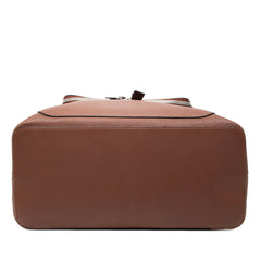 Large Leather Goya Backpack Brown - Lab Luxury Resale