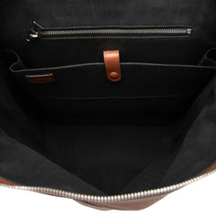 Large Leather Goya Backpack Brown - Lab Luxury Resale