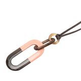 Buffalo Horn Mayance Pendant Necklace Black - Lab Luxury Resale