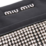 Nappa Crystal Fringe Crossbody Black - Lab Luxury Resale