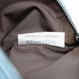 Small Nappa Intrecciato Zip Pouch Blue - Lab Luxury Resale
