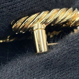 Gold Plated CC Faux Pearl Rhinestone Brooch Gold - Lab Luxury Resale