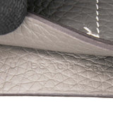 Taurillon Clemence Cabasellier 46 Gray - Lab Luxury Resale