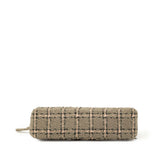 Multicolor Tweed and Leather Quadrato Box Shoulder Bag Beige - Lab Luxury Resale
