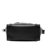 Nano Leather Luggage Tote Black - Lab Luxury Resale