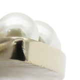 CC Gold Plated Faux Pearl and Rhinestones Brooch Gold - Lab Luxury Resale