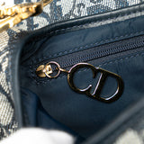 Diorissimo Canvas Saddle Bag Blue - Lab Luxury Resale