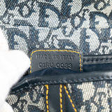 Diorissimo Canvas Saddle Bag Blue - Lab Luxury Resale