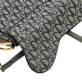 Diorissimo Canvas Saddle Bag Blue - Lab Luxury Resale
