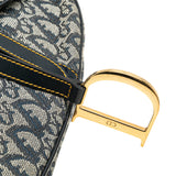 Diorissimo Canvas Saddle Bag Blue - Lab Luxury Resale