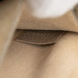 Mini Grained Lambskin Drew Crossbody Brown - Lab Luxury Resale
