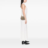Mini Grained Lambskin Drew Crossbody Brown - Lab Luxury Resale