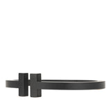 Coated Stainless Steel T Square Bangle Black - Lab Luxury Resale