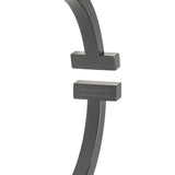 Coated Stainless Steel T Square Bangle Black - Lab Luxury Resale