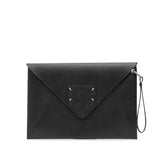 Leather MM11 Envelope Clutch Black - Lab Luxury Resale