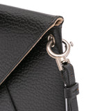 Leather MM11 Envelope Clutch Black - Lab Luxury Resale