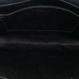 Large Calfskin Monogram Belle De Jour Clutch Black - Lab Luxury Resale