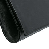 Large Calfskin Monogram Belle De Jour Clutch Black - Lab Luxury Resale