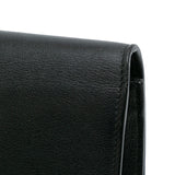 Large Calfskin Monogram Belle De Jour Clutch Black - Lab Luxury Resale