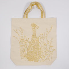 Christian Dior J'Adore tote bag in L'Or Beaux Arts design, featuring elegant gold accents and structured shape.