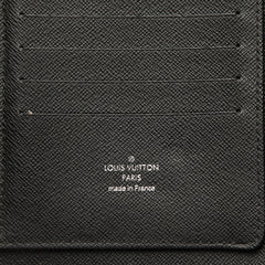Louis Vuitton Damier Graphite Atoll SLG organizer in black with checkered pattern and multiple compartments, designed for organization.