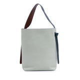 Small Shiny Smooth Calfskin Twisted Cabas Tote Red - Lab Luxury Resale