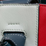 Small Shiny Smooth Calfskin Twisted Cabas Tote Red - Lab Luxury Resale
