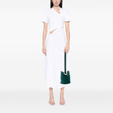 Small Pony Hair Drop Bucket Bag Green - Lab Luxury Resale