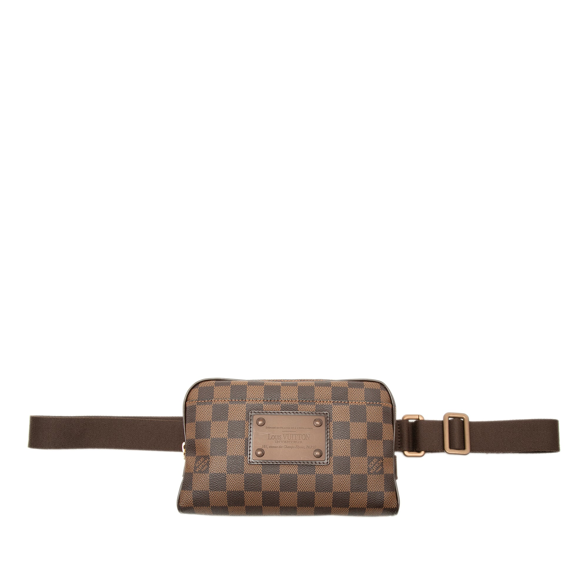Damier Ebene Brooklyn Bum Bag Brown - Lab Luxury Resale