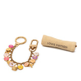 Gold Plated and Enamel Pastilles Key Chain and Bag Charm Gold - Lab Luxury Resale