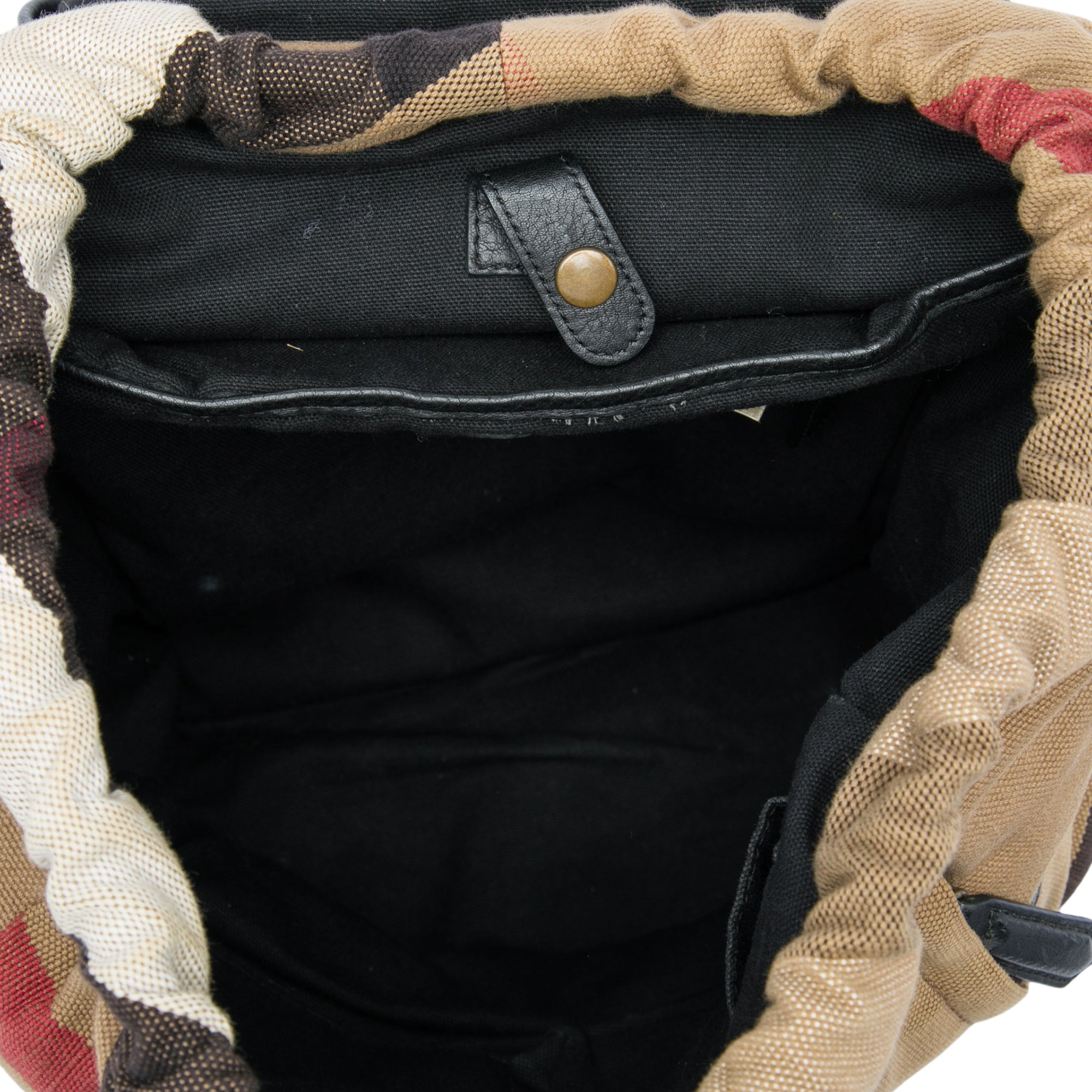Mega Check Canvas Drifton Backpack Black - Lab Luxury Resale