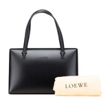 Leather Postal Handbag Black - Lab Luxury Resale