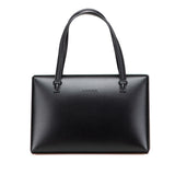 Leather Postal Handbag Black - Lab Luxury Resale