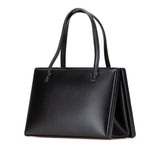 Leather Postal Handbag Black - Lab Luxury Resale