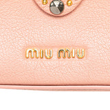 Goatskin Madras Crystal Studded Clutch Pink - Lab Luxury Resale