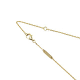 18K Yellow Gold and Onyx Vintage Alhambra Pendant Necklace Gold - Lab Luxury Resale