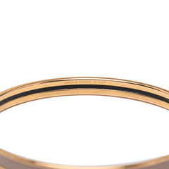 Extra Narrow Enamel Uni Bangle 62 Brown - Lab Luxury Resale