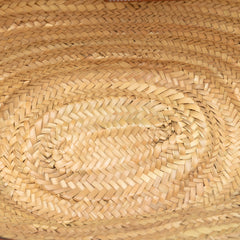 Medium Raffia Gridded Classic Panier Tote Beige - Lab Luxury Resale