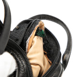 Nappa Intrecciato Pouch Key Holder and Bag Charm Black - Lab Luxury Resale