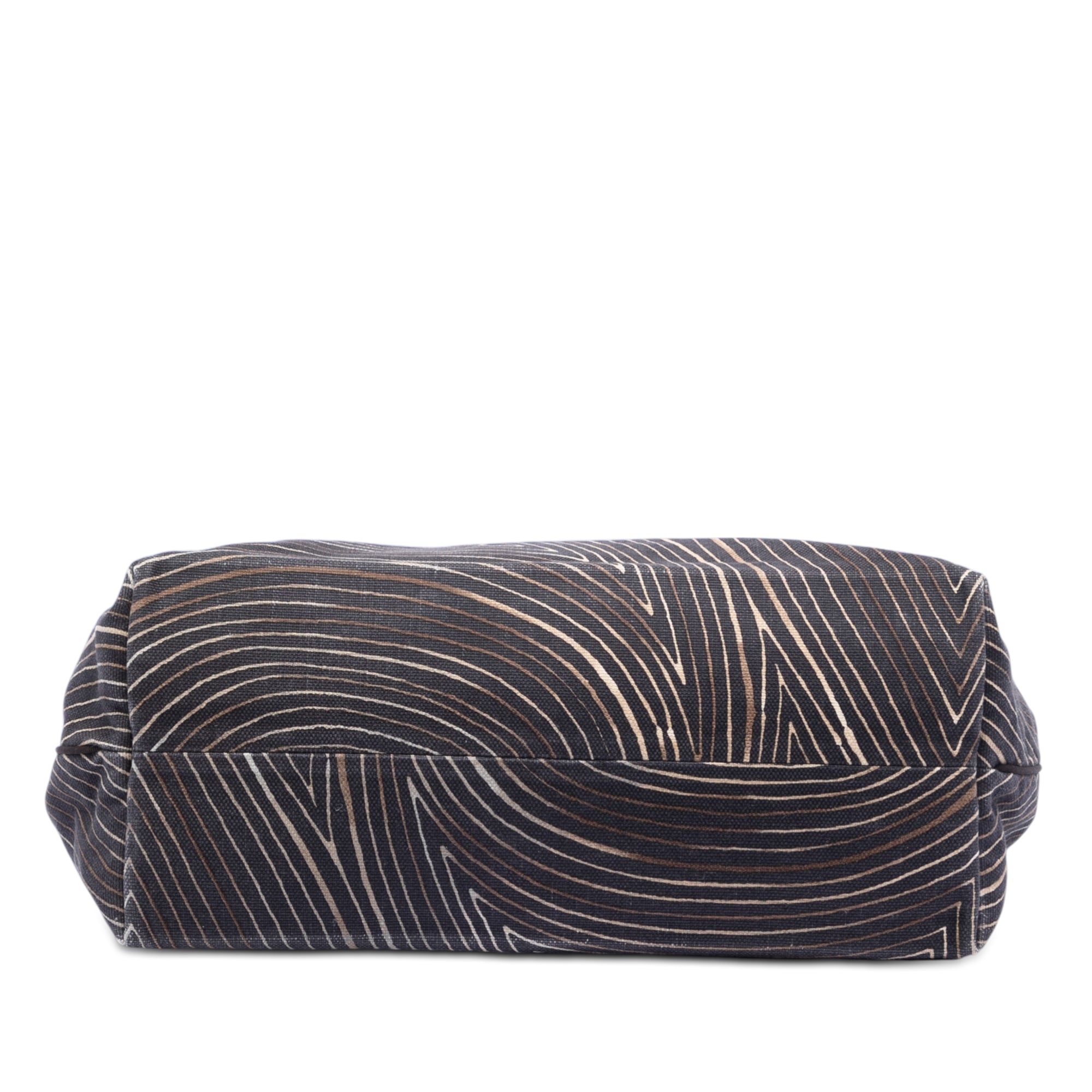 Printed Canvas Cabat Tote Brown - Lab Luxury Resale