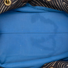 Printed Canvas Cabat Tote Brown - Lab Luxury Resale