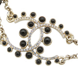 Gold Plated CC Faux Pearl Rhinestones Bracelet Gold - Lab Luxury Resale