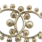 Gold Plated CC Faux Pearl Rhinestones Bracelet Gold - Lab Luxury Resale
